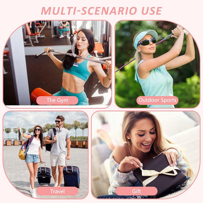 Magnetic Gym Bag with Water Bottle Holder for Men and Women, Compact Design, Ideal Gym Gift (Pink, <40 OZ)