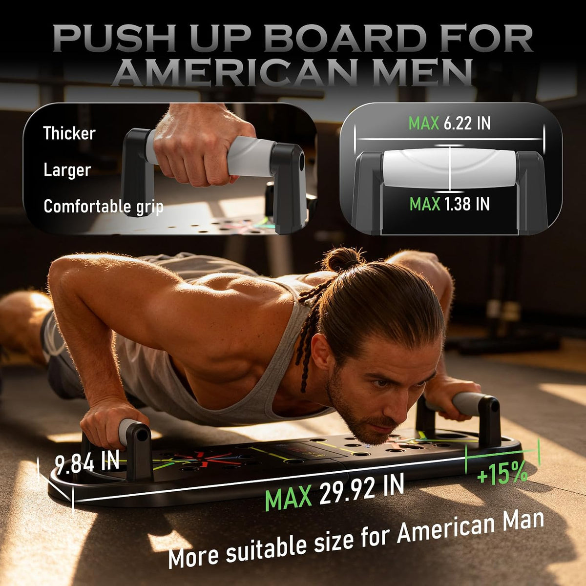 Portable Foldable Push-Up Board for Men
