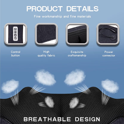 Women Men Gifts, Shiatsu Back Shoulder & Neck Massager with Heat