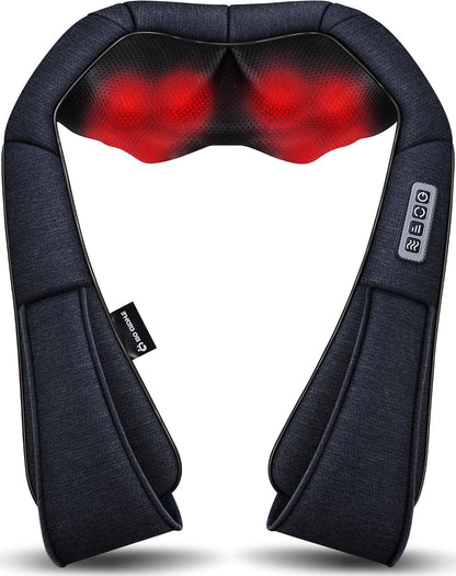 Women Men Gifts, Shiatsu Back Shoulder & Neck Massager with Heat
